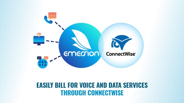 Easily bill for voice and data services through ConnectWise.