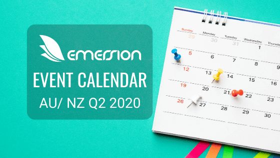 ICT event Calendar Q2 2020 - Australia and New Zealand.