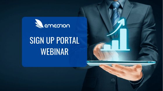 Sign up portal webinar.