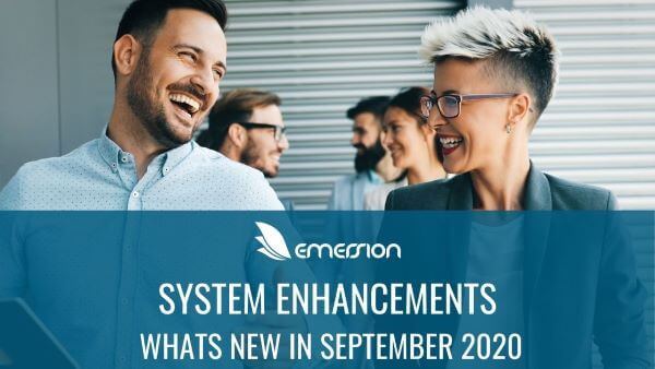 System Enhancements - What's new in September 2020.