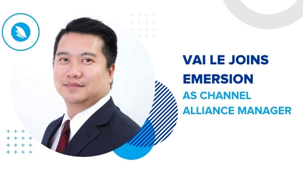 Vai Le joins Emersion as Sales Manager - Australia